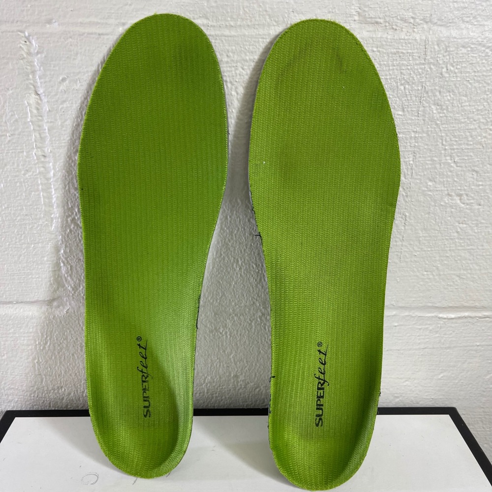 Superfeet Green Insoles All Purpose Arch Support Men's 11.5-13